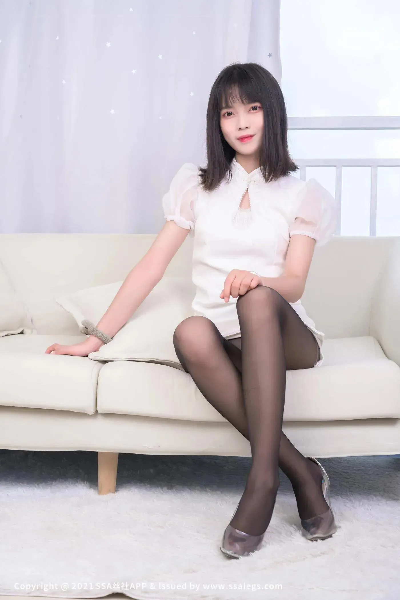 [SSA丝社]超清写真 NO.664 腿模丹丹的黑丝袜美足（上） [74P]插图4